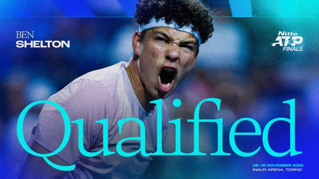 Ben Shelton qualifies for the 2025 Nitto ATP Finals