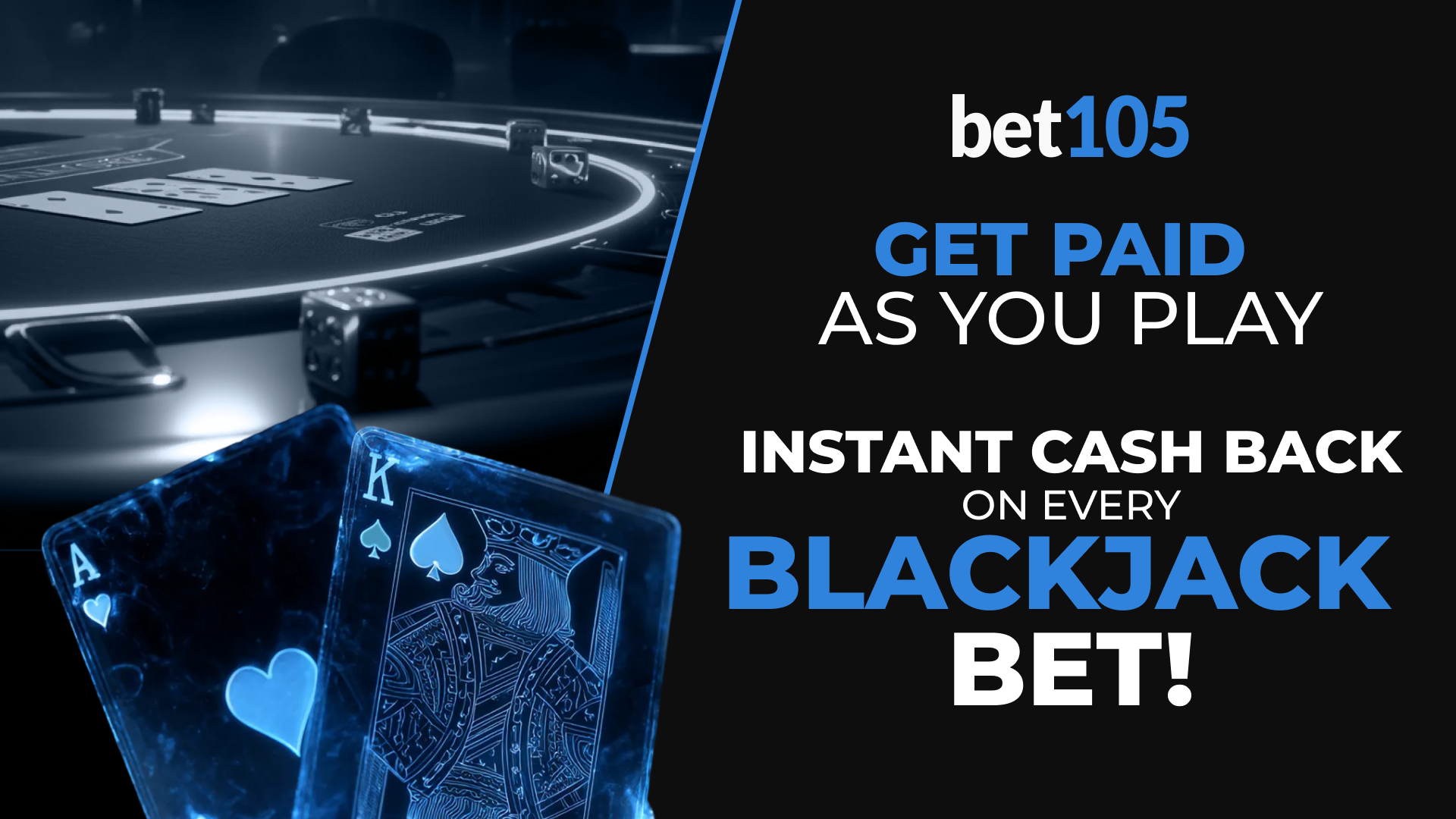 Blackjack Instant Cashback Promotion
