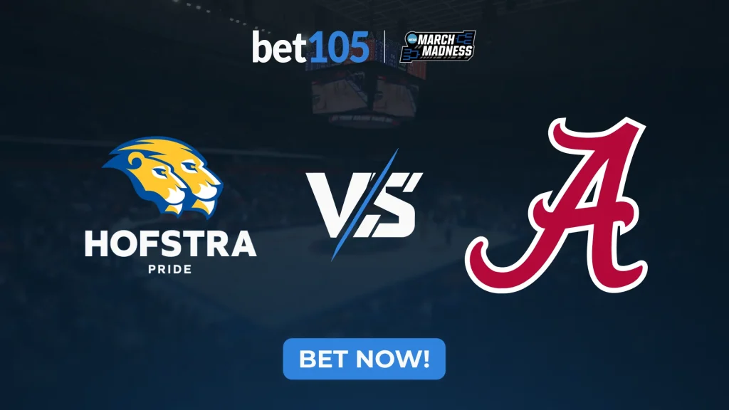 (5) Texas Tech Red Raiders vs. (4) Alabama Crimson Tide March Madness 2026 prediction on bet105