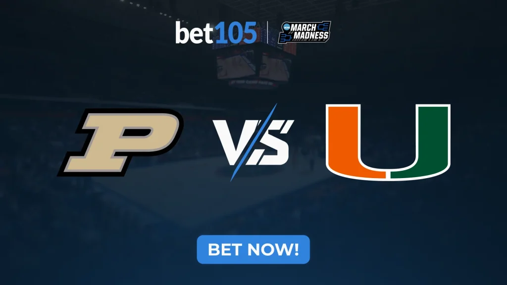 Miami Hurricanes vs Purdue Boilermakers March Madness 2026 Second Round prediction and betting analysis on bet105