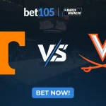 (3) Tennessee Volunteers vs. (14) Virginia Cavaliers March Madness 2026 prediction on bet105