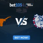 Texas Longhorns vs Gonzaga Bulldogs March Madness 2026 Second Round prediction and betting analysis on bet105