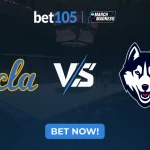 (7) UCLA Bruins vs. (2) Connecticut Huskies March Madness 2026 prediction on bet105